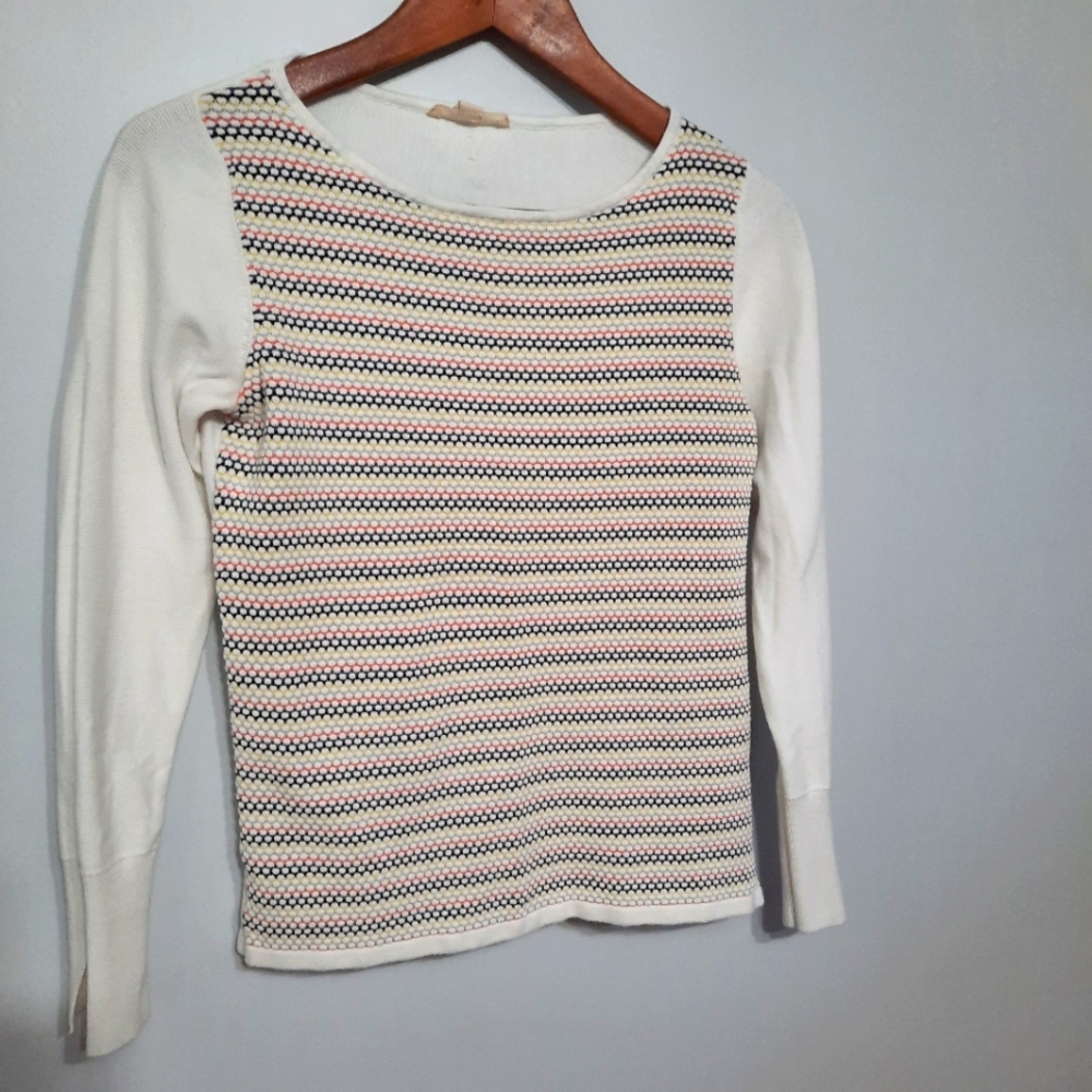 Esprit Colorful Textured Long Sleeve Top